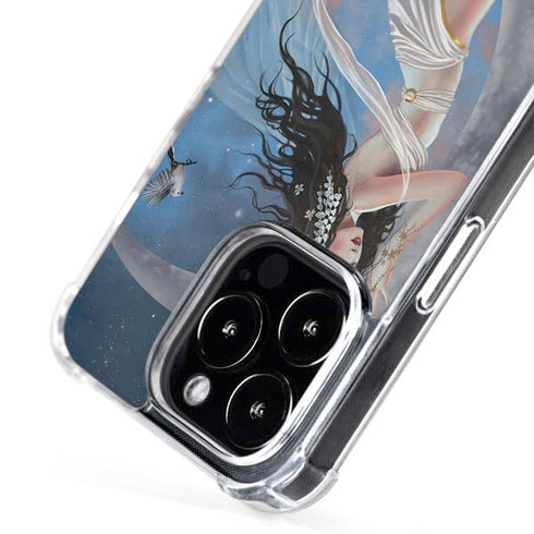 Fairy on Moon with Birds by Nene Thomas iPhone 16 Pro MagSafe Case